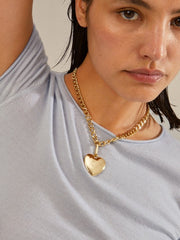 PILGRIM Charm Maxi Heart Pendant