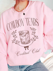 27 Cowboy Tears Graphic Sweatshirt