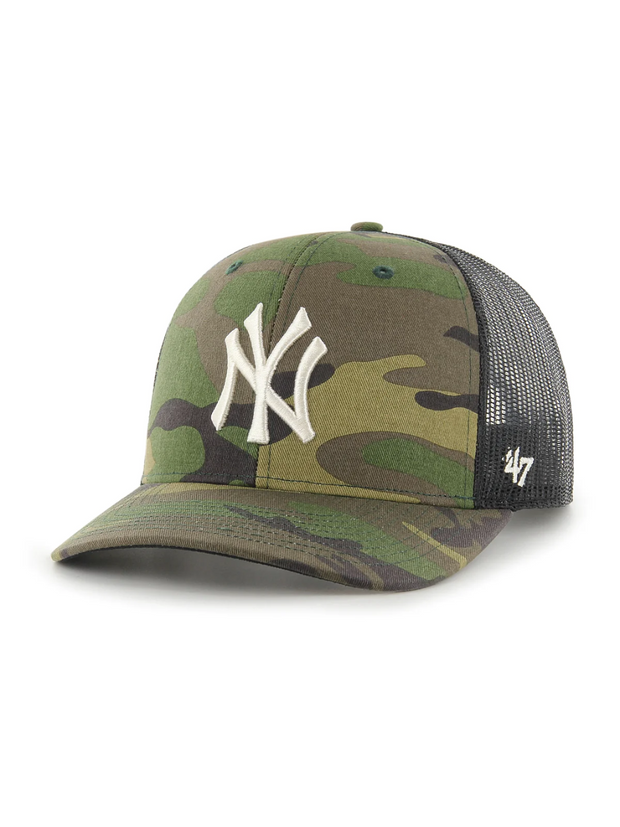 '47 BRAND New York Yankees Camo Trucker Hat