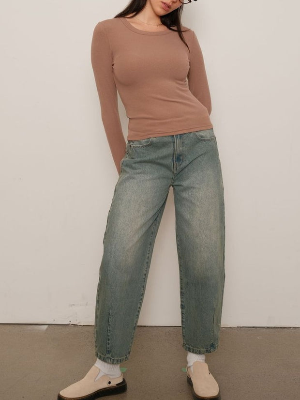 KUWALLA Plush Rib Long Sleeve