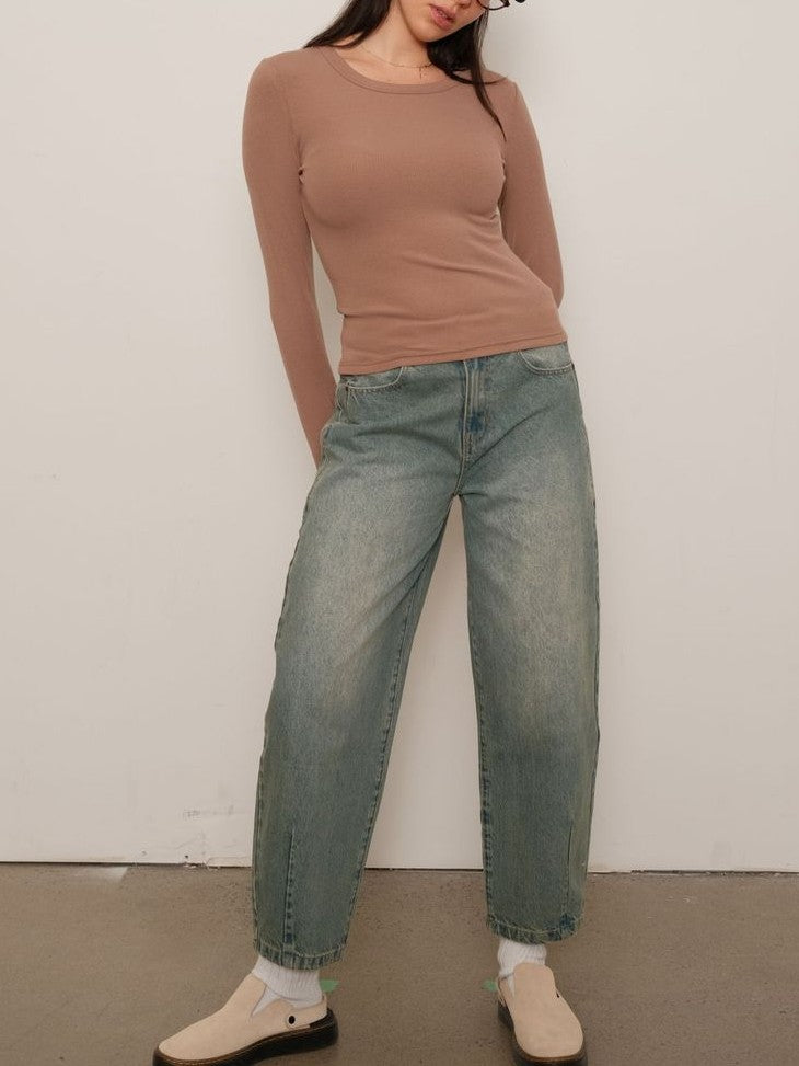 KUWALLA Plush Rib Long Sleeve
