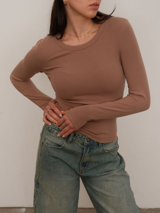 KUWALLA Plush Rib Long Sleeve