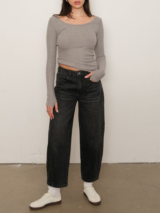 KUWALLA Jacqueline Barrel Leg Jean