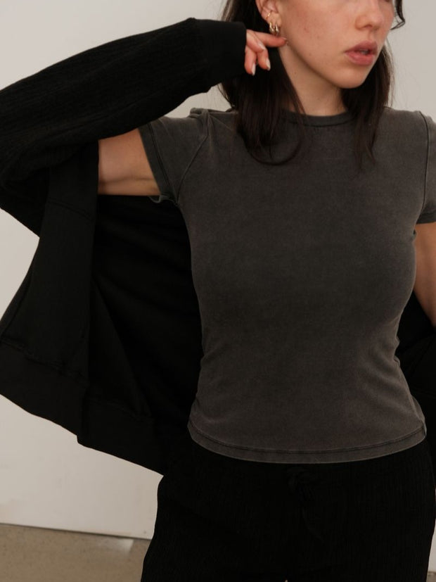 KUWALLA Micro Rib Tee