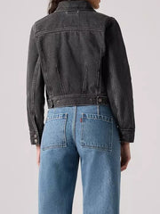 LEVI'S Cropped Dart Trucker Jacket