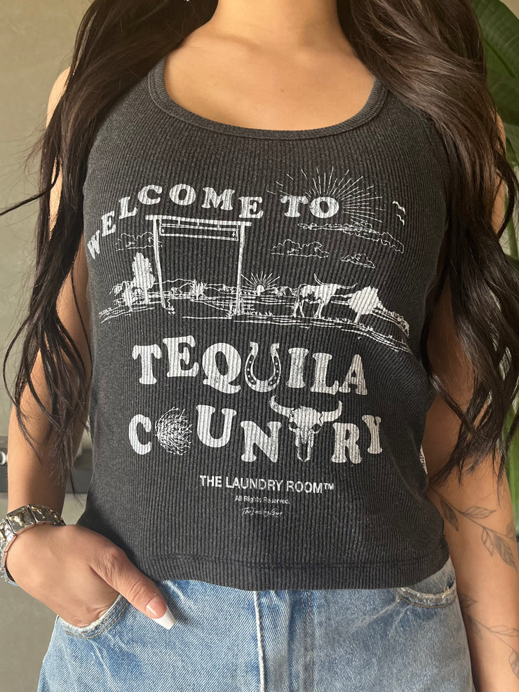 THE LAUNDRY ROOM Tequila Country Rib Tank Top