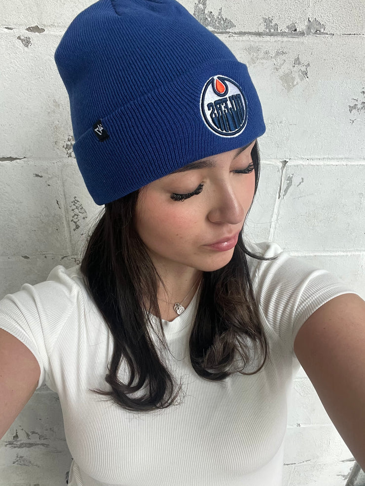 '47 BRAND Edmonton Oilers Raised Cuff Knit Toque