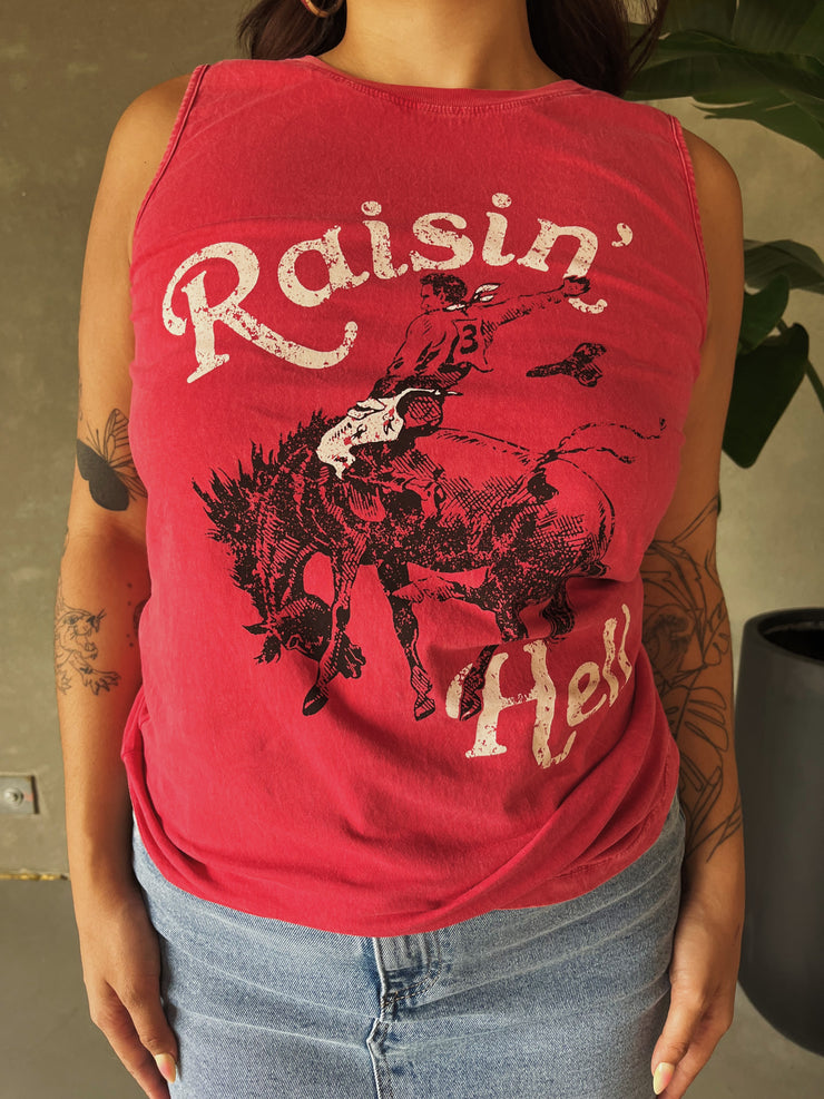 27 Raisin' Hell Graphic Tank