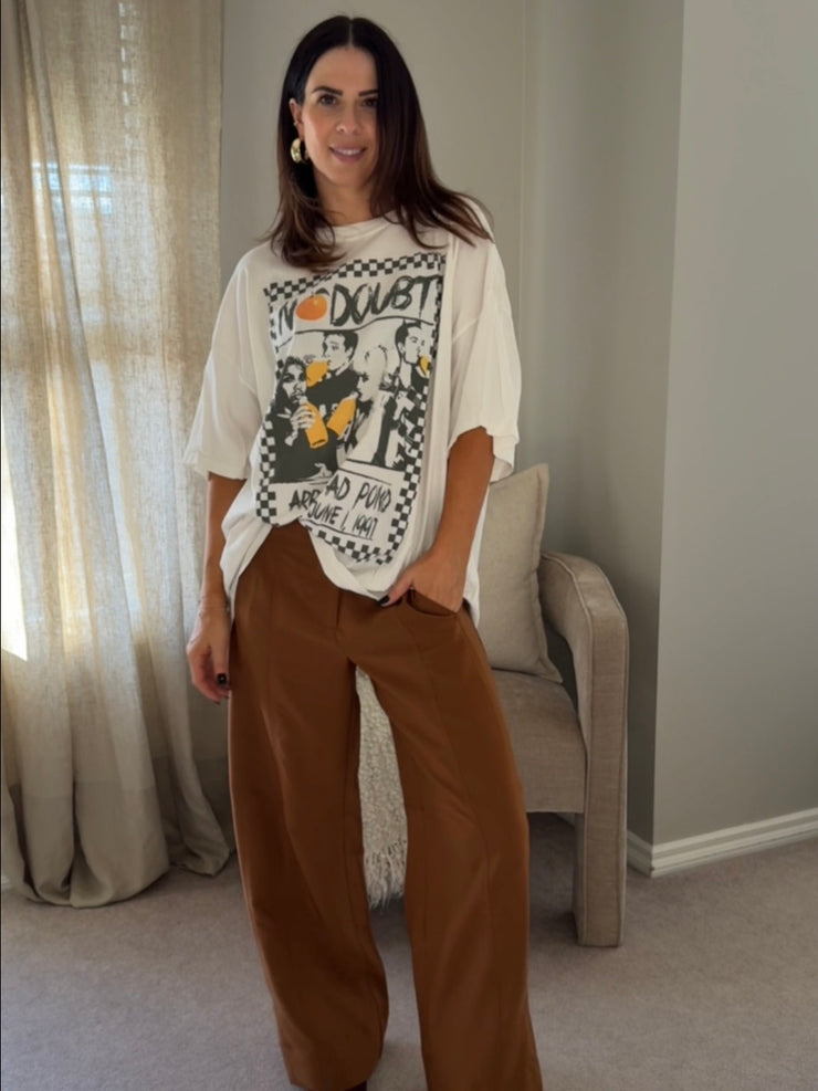 BLACK TAPE Barrel Leg Trouser