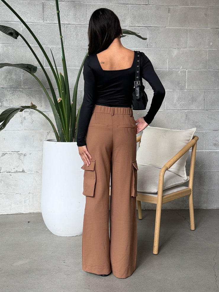 BLACK TAPE Wide Leg Cargo Trouser