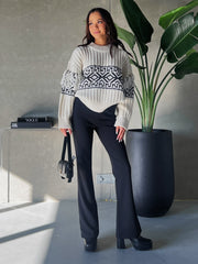DEX Flared Knit Trouser Pant