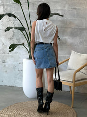 KUWALLA Mini Denim Skirt