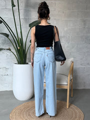 LEVI'S High Rise Cinch Baggy Jean