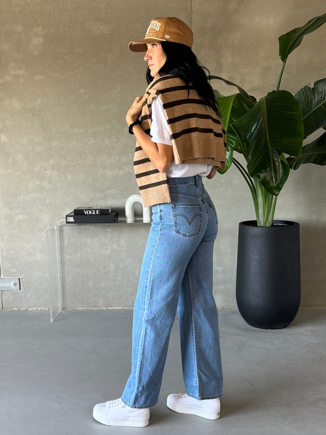 LEVI'S Ribcage Full Length Wide Leg Jean - Splash Zone – 27