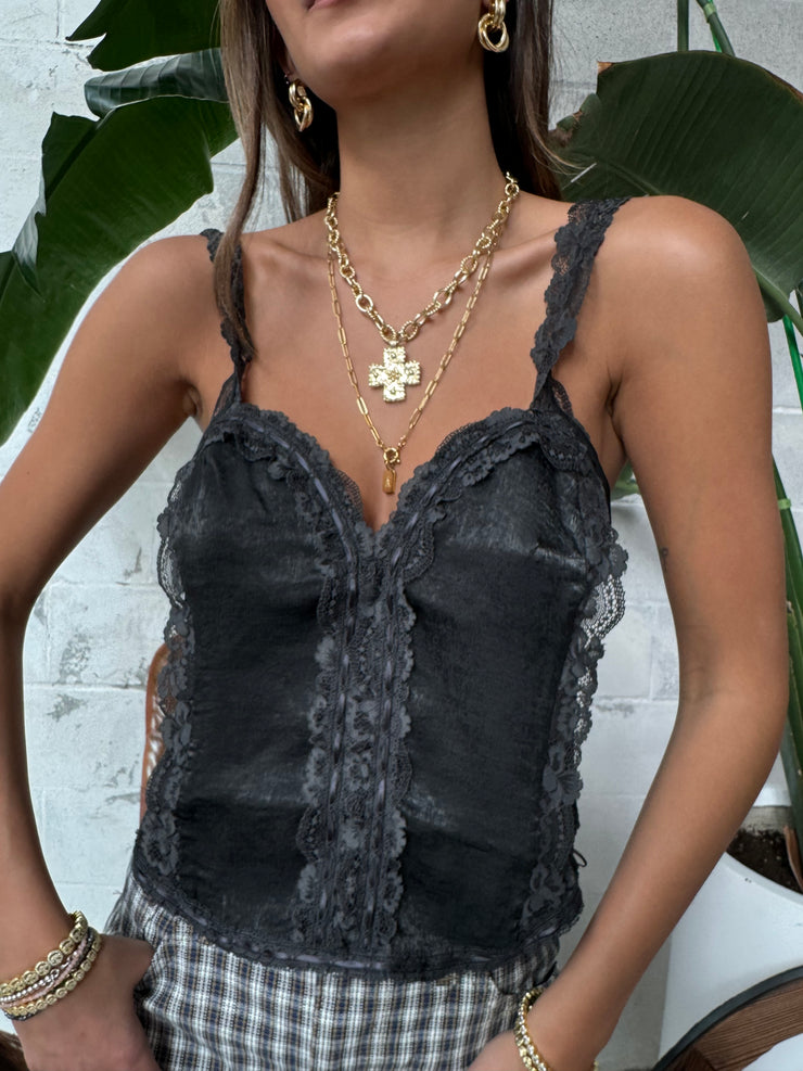 FREE PEOPLE Tell Me More Cami