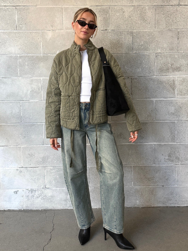 KUWALLA Jacqueline Barrel Leg Jean