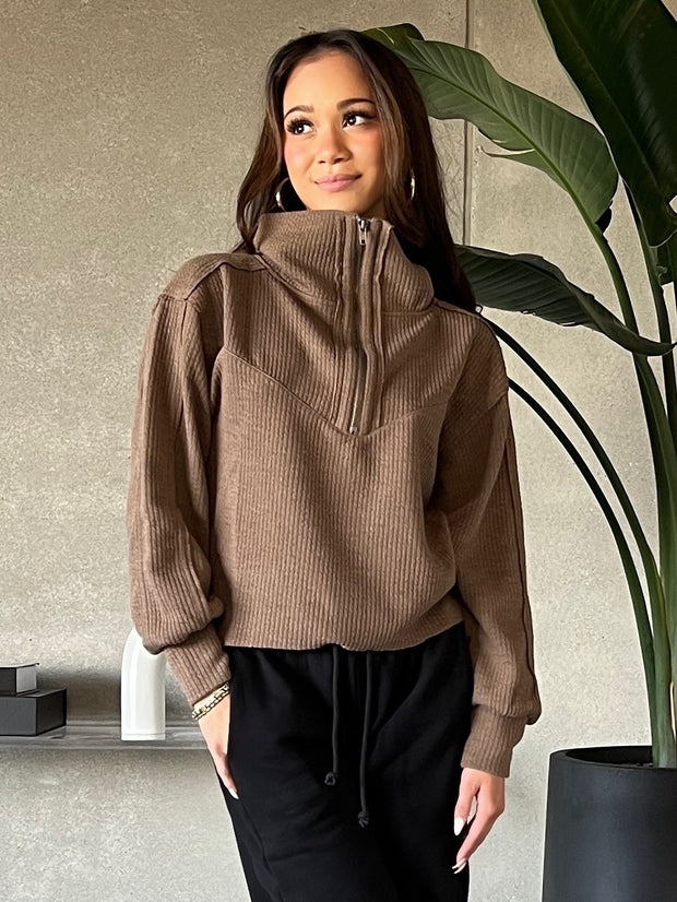SALTWATER LUXE Lisa Half Zip Pullover