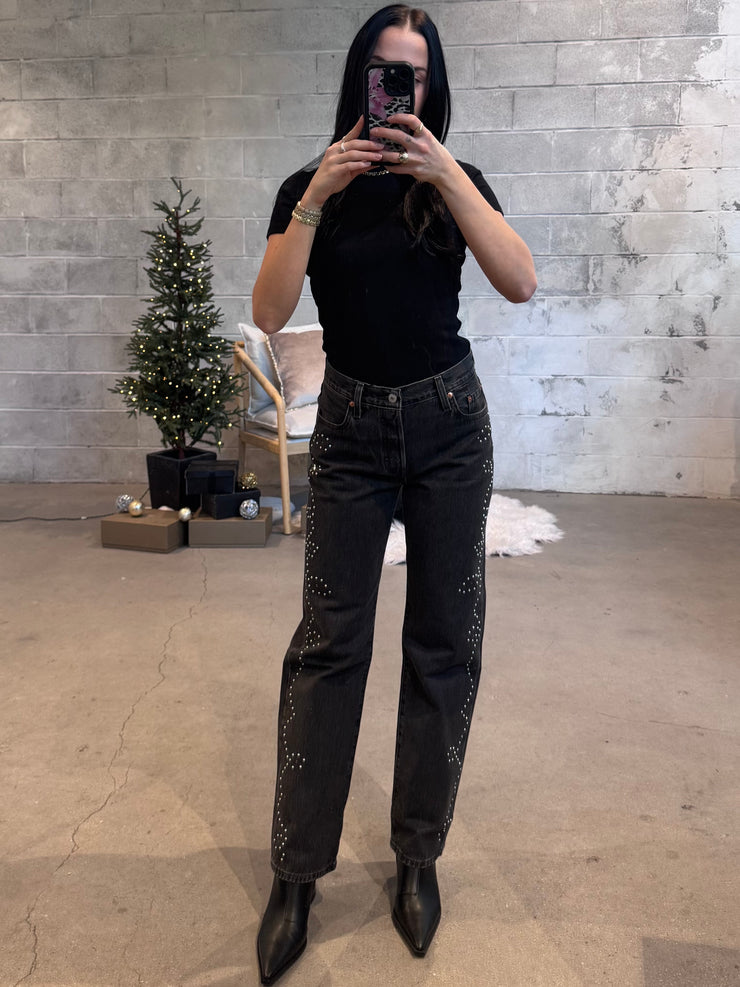 LEVI'S 501 90's Bejeweled Jean