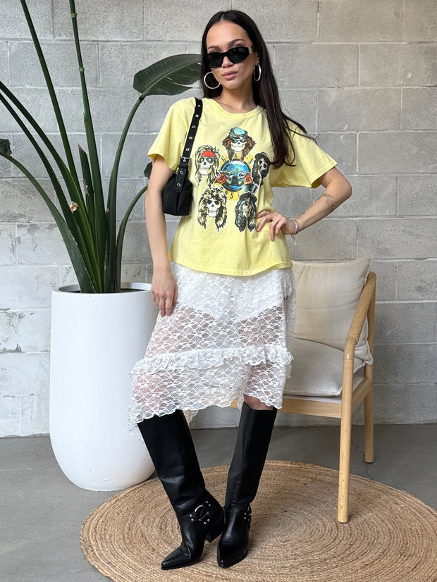 NOISY MAY Lacey Midi Skirt