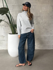 RD STYLE Mockneck Pullover Sweater