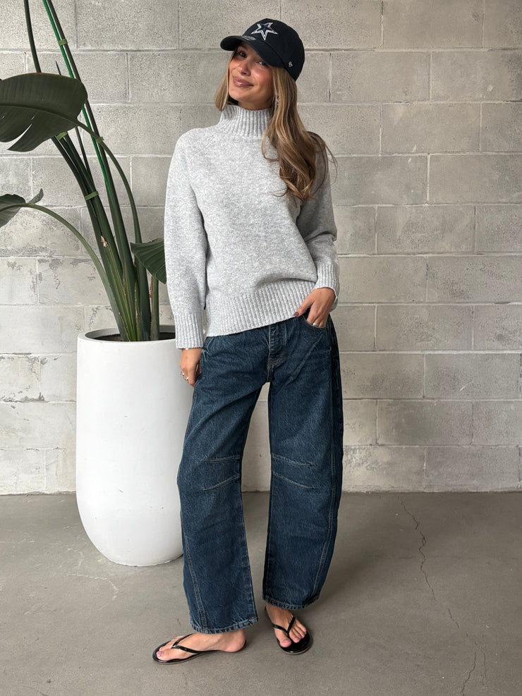 RD STYLE Mockneck Pullover Sweater