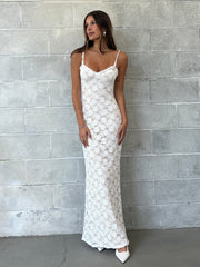 RUNAWAY THE LABEL Sarta Lace Maxi Dress