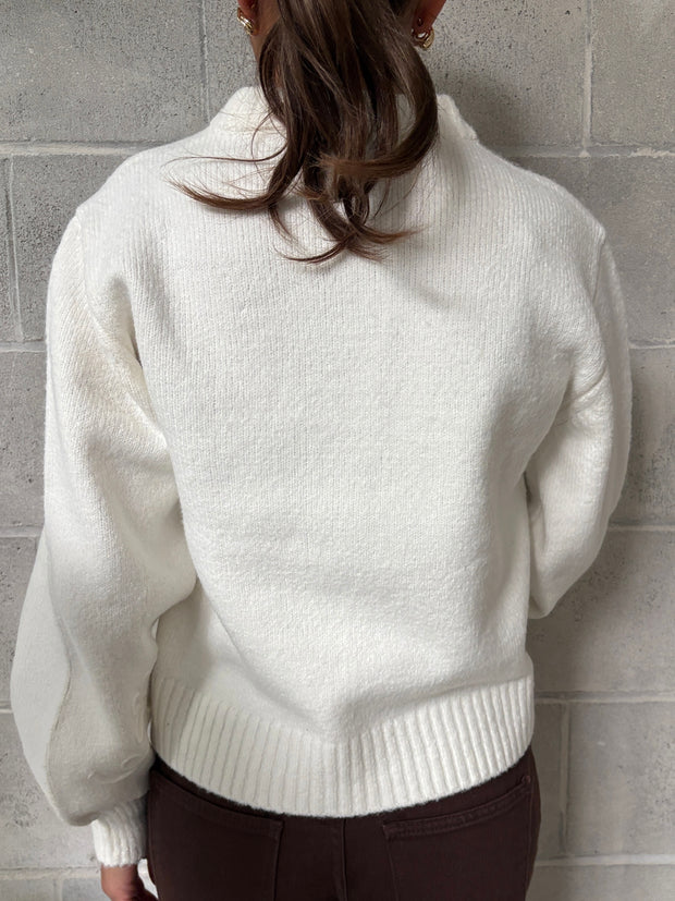 RD STYLE Rhiana Floral Embroidered Knit Sweater
