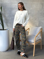 RD STYLE Long Sleeve Mock Neck Pull-Over