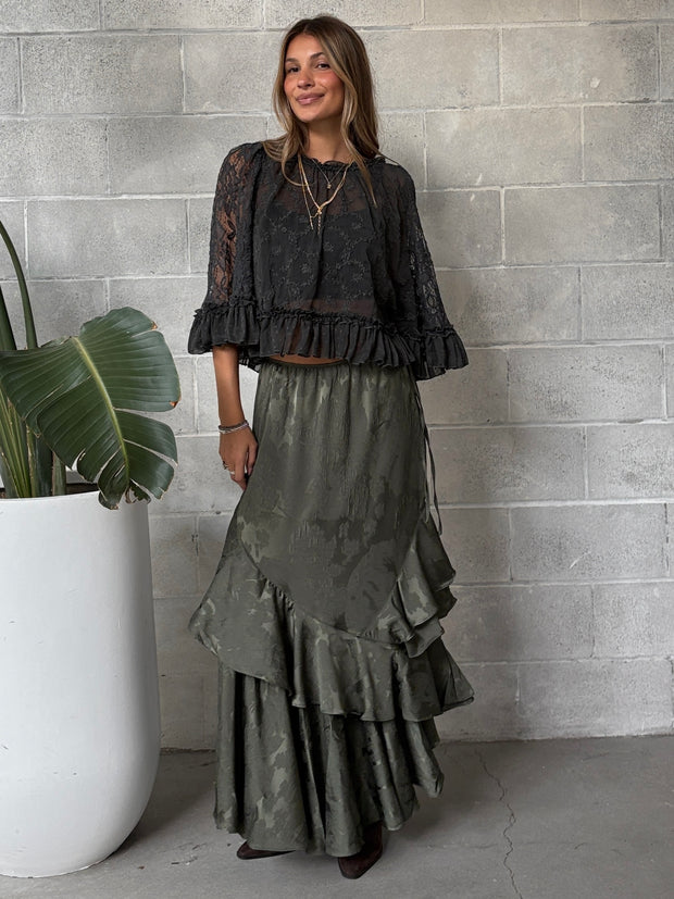 FREE PEOPLE Autumn Promenade Maxi Skirt