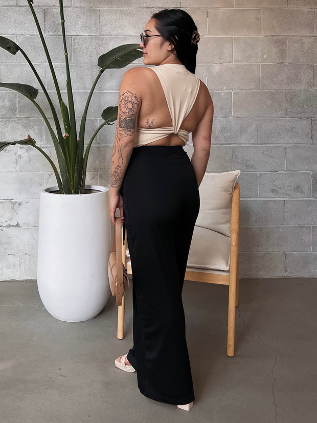 LOST IN LUNAR Leone Wrap Tie Pant