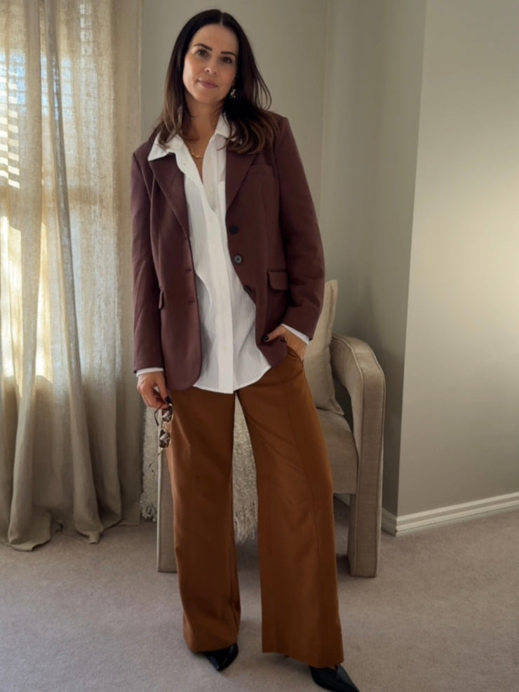 BLACK TAPE Barrel Leg Trouser