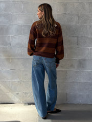 SALTWATER LUXE Britta Striped Sweater