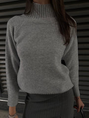 RD STYLE Mockneck Pullover Sweater