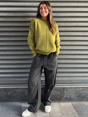 DEX Mockneck Rib Knit Sweater