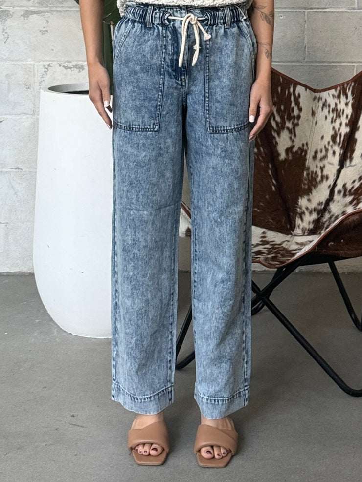DEX Wide Leg Denim Pant