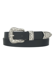 27 Western Embossed Smooth Buckle Belt