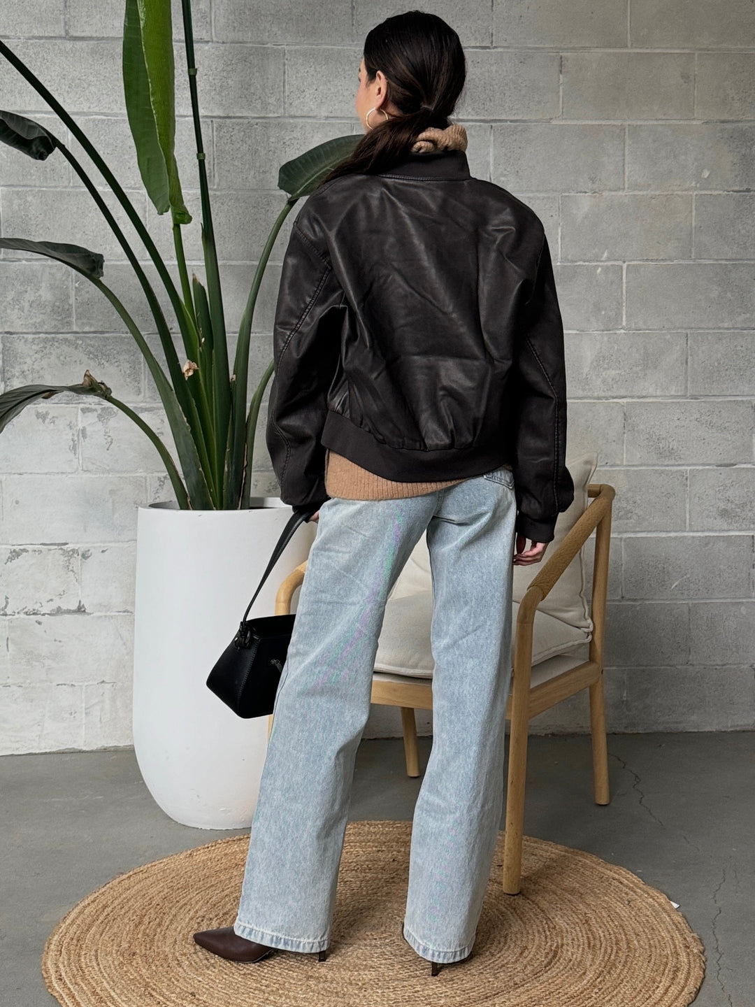関税送料込◆JADED LONDON◆Alloy Vegan Leather Bomber Jacket Alloy Vegan Leather Bomber Jacket | Jaded London | Clothing