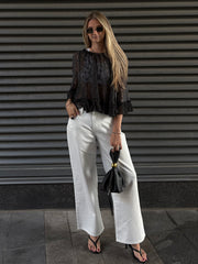 FREE PEOPLE Carly Cape Top