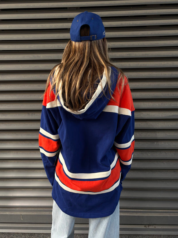 '47 BRAND NHL Edmonton Oilers Lacer Fleece Hoodie