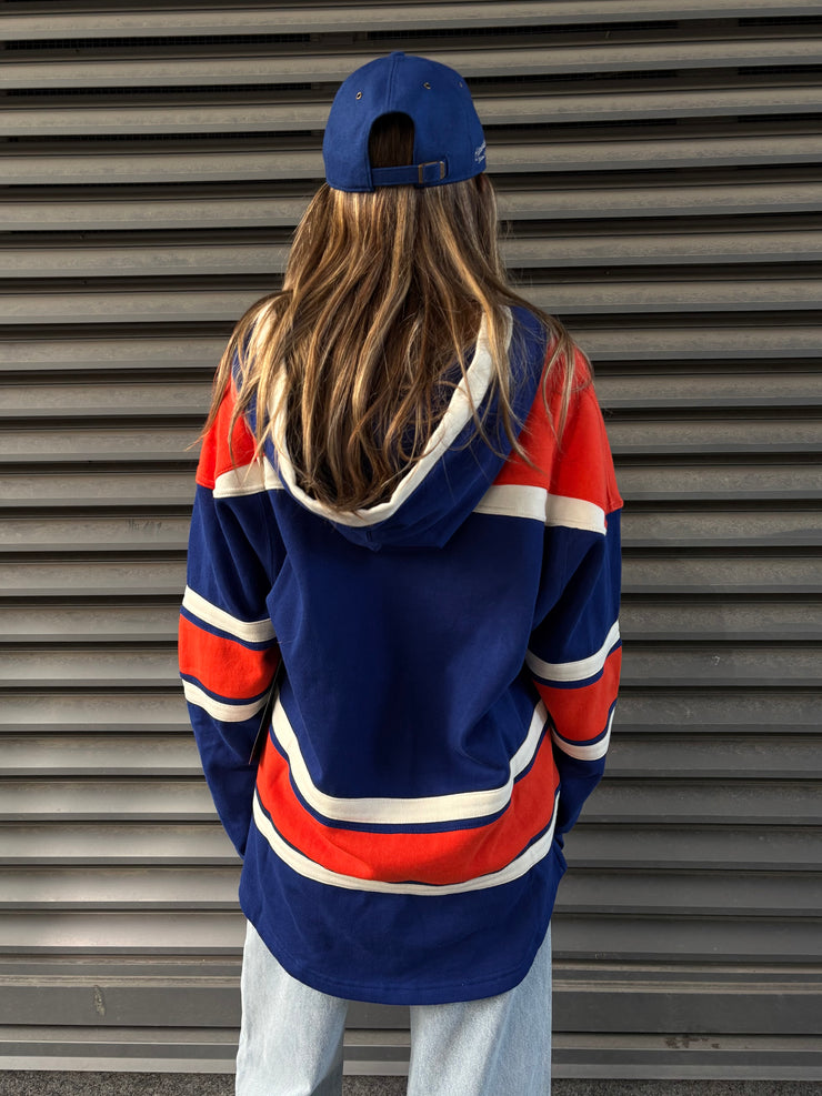 '47 BRAND NHL Edmonton Oilers Lacer Fleece Hoodie