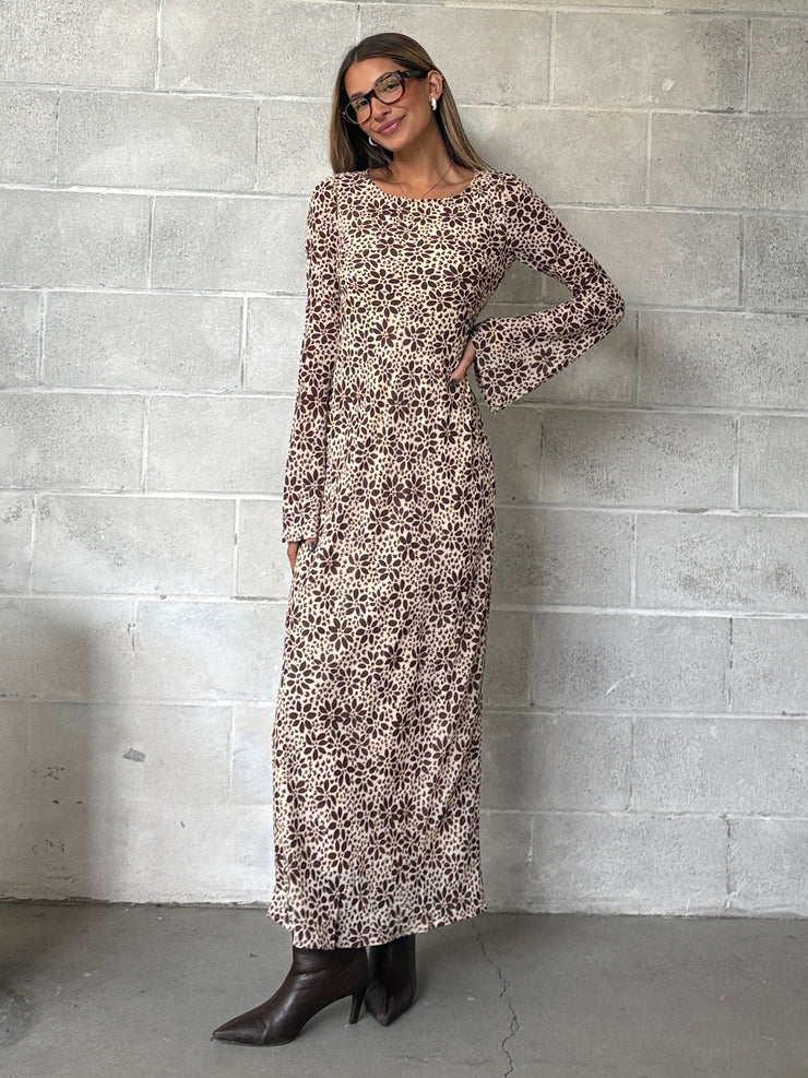 Z SUPPLY Campbell Floral Long Sleeve Maxi Dress