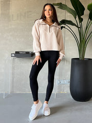 SALTWATER LUXE Lisa Half Zip Pullover