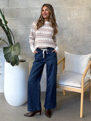 ROOM 34 Wide Leg Denim Pant