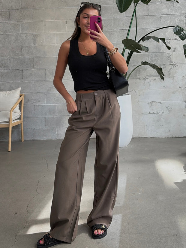 PIECES High Waisted Trouser