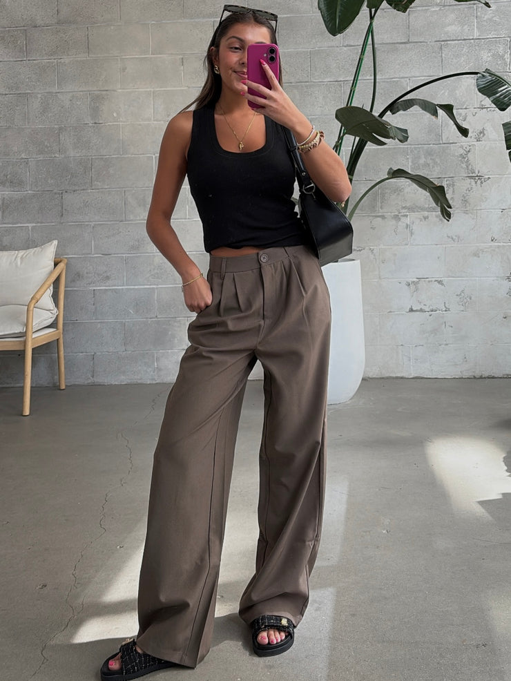 PIECES High Waisted Trouser