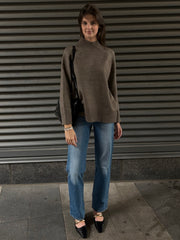 RD STYLE Mockneck Pullover Sweater
