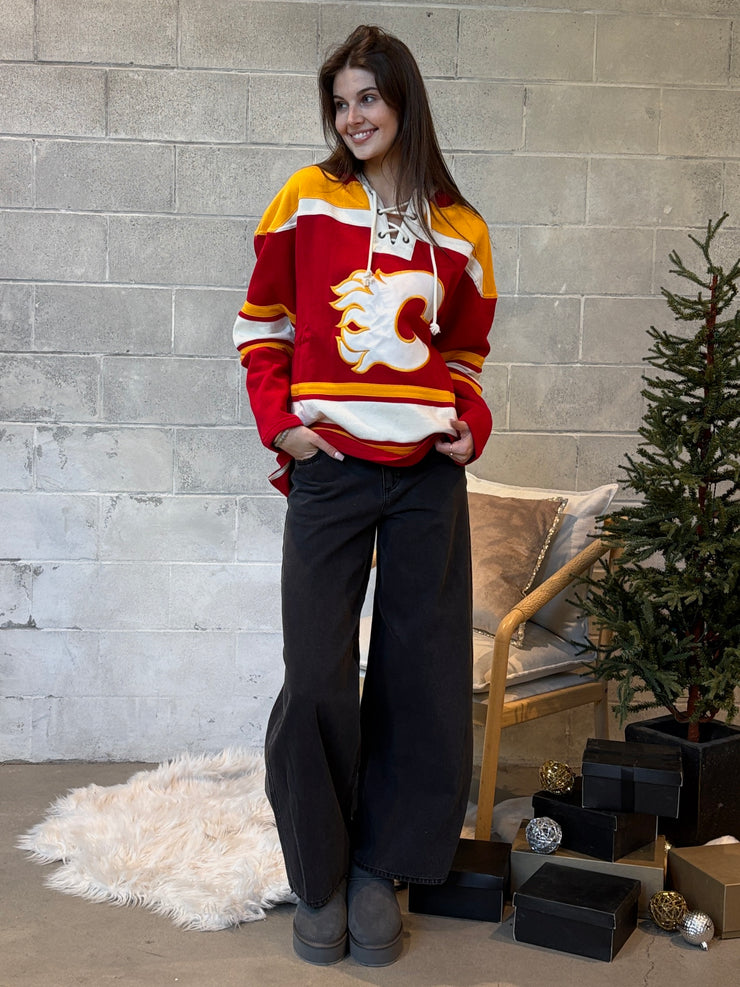 47 BRAND NHL Calgary Flames Lacer Fleece Hoodie – 27 Boutique