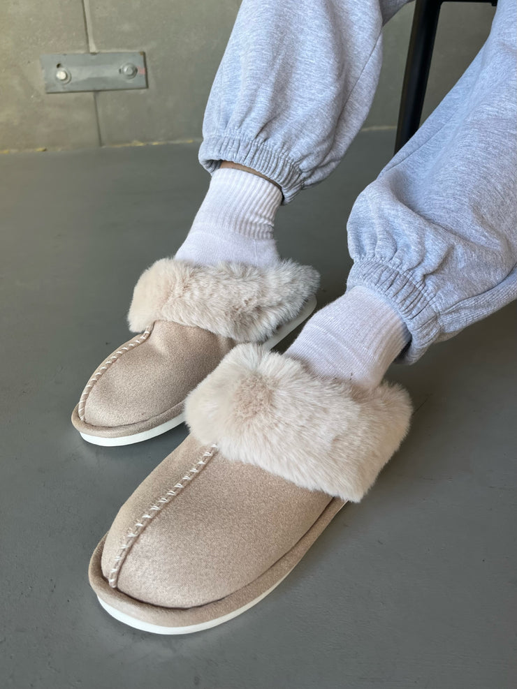 27 Fuzzy Suede Slippers