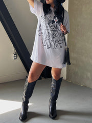 27 Cactus Cowgirl One Size T-Shirt Dress