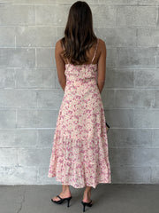 PINK MARTINI Erika Floral Midi Dress